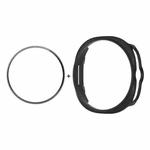 For Samsung Galaxy Watch8 Classic 46mm ENKAY Hat-Prince  2 in 1 Solid Color PC Watch Cover with Full Coverage PMMA Soft Film(Black)