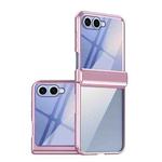 For Samsung Galaxy Z Flip7 5G Cold Ice Foldable Shockproof Phone Case(Pink)