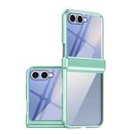 For Samsung Galaxy Z Flip7 5G Cold Ice Foldable Shockproof Phone Case(Green)