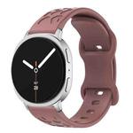 For Samsung Galaxy Watch8 / Watch8 Classic Concave Leopard Butterfly Buckle Silicone Watch Band(Purple Mist)