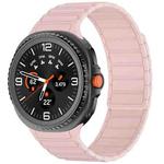 For Samsung Galaxy Watch8 / Watch8 Classic Tri-beads Magnetic Silicone Watch Band(Pink)