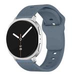 For Samsung Galaxy Watch8 / Watch8 Classic Round Dots Stud Buckle Silicone Watch Band(Navy Blue)