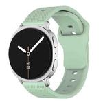 For Samsung Galaxy Watch8 / Watch8 Classic Round Dots Stud Buckle Silicone Watch Band(Teal Blue)
