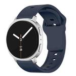 For Samsung Galaxy Watch8 / Watch8 Classic Round Dots Stud Buckle Silicone Watch Band(Blue)