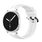 For Samsung Galaxy Watch8 / Watch8 Classic Tire Texture Silicone Watch Band(White)