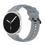 For Samsung Galaxy Watch8 / Watch8 Classic Tire Texture Silicone Watch Band(Gray)