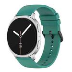 For Samsung Galaxy Watch8 / Watch8 Classic Round Tail Silicone Watch Band(Pine Green)