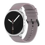 For Samsung Galaxy Watch8 / Watch8 Classic Round Tail Silicone Watch Band(Roland Purple)