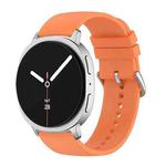For Samsung Galaxy Watch8 / Watch8 Classic Round Tail Silicone Watch Band(Orange)