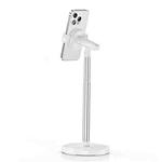 T16 Rotating Adjustable Desktop Phone Holder for Livestream Vlog Recording(White)