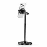 T16 Rotating Adjustable Desktop Phone Holder for Livestream Vlog Recording(Black)