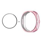 For Samsung Galaxy Watch8 Classic 46mm ENKAY Hat-Prince 2 in 1 Electroplated Soft TPU Cover with Full Coverage PMMA Soft Film(Pink)