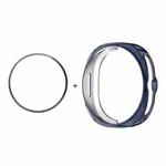 For Samsung Galaxy Watch8 Classic 46mm ENKAY Hat-Prince 2 in 1 Electroplated Soft TPU Cover with Full Coverage PMMA Soft Film(Dark Blue)
