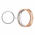 For Samsung Galaxy Watch8 Classic 46mm ENKAY Hat-Prince 2 in 1 Electroplated Soft TPU Cover with Full Coverage PMMA Soft Film(Rose Gold)