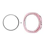 For Samsung Galaxy Watch8 44mm ENKAY Hat-Prince Diamond PC Watch Cover with Full Coverage PMMA Soft Film(Pink)