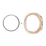 For Samsung Galaxy Watch8 44mm ENKAY Hat-Prince Diamond PC Watch Cover with Full Coverage PMMA Soft Film(Rose Gold)
