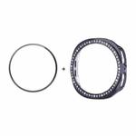 For Samsung Galaxy Watch8 44mm ENKAY Hat-Prince Diamond PC Watch Cover with Full Coverage PMMA Soft Film(Gunmetal Gray)