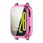 For Redmi Watch 5 Lite ENKAY Hat-Prince Electroplated Soft TPU Watch Cover with Screen Film(Pink)