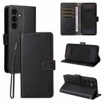 For Samsung Galaxy S25 FE 5G ENKAY RFID Blocking Wallet Kickstand Litchi Texture Leather Phone Case(Black)