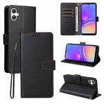 For Samsung Galaxy A07 4G ENKAY RFID Blocking Wallet Kickstand Litchi Texture Leather Phone Case(Black)