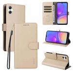 For Samsung Galaxy A07 4G ENKAY RFID Blocking Wallet Kickstand Litchi Texture Leather Phone Case(Beige)