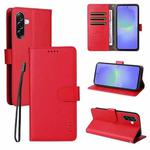 For Samsung Galaxy A56 5G ENKAY RFID Blocking Wallet Kickstand Litchi Texture Leather Phone Case(Red)