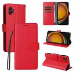 For Samsung Galaxy Xcover7 Pro ENKAY RFID Blocking Wallet Kickstand Litchi Texture Leather Phone Case(Red)