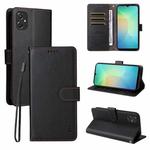 For Samsung Galaxy A06 4G / 5G ENKAY RFID Blocking Wallet Kickstand Litchi Texture Leather Phone Case(Black)