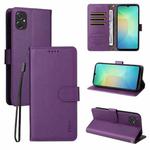 For Samsung Galaxy A06 4G / 5G ENKAY RFID Blocking Wallet Kickstand Litchi Texture Leather Phone Case(Purple)