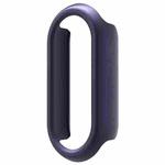 For Xiaomi Mi Band 8 / 9 Ceramic / 10 Ceramic Half Coverage Hollow PC Watch Protective Cover(Midnight Blue)