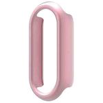 For Xiaomi Mi Band 8 / 9 Ceramic / 10 Ceramic Half Coverage Hollow PC Watch Protective Cover(Rose Pink)