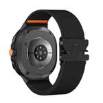 For Samsung Galaxy Watch8 / Watch8 Classic Parachute Buckle Stretch Nylon Watch Band(Black)