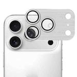 For iPhone 17 Pro Max ENKAY Anti-reflection Camera Lens Brushed Aluminium Alloy Tempered Glass Film(Silver)