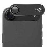 For iPhone 17 Air ENKAY Anti-reflection Camera Lens Frosted Armor Aluminium Alloy Tempered Glass Film(Black)