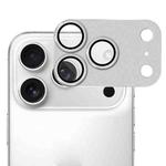 For iPhone 17 Pro Max ENKAY Anti-reflection Camera Lens Frosted Armor Aluminium Alloy Tempered Glass Film(Silver)
