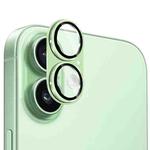 For iPhone 17 ENKAY CD Texture Aluminium Alloy Tempered Glass Lens Cover Film(Light Green)