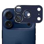 For iPhone 17 Pro Max ENKAY CD Texture Aluminium Alloy Tempered Glass Lens Cover Film(Blue)