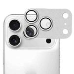 For iPhone 17 Pro Max ENKAY CD Texture Aluminium Alloy Tempered Glass Lens Cover Film(Silver)