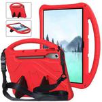 For Lenovo Tab P12 TB-370 2023 EVA Shockproof Tablet Case with Holder & Shoulder Strap(Red)