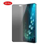 For Honor 400 5G Global 156.5mm JUNSUNMAY 25pcs Silk Print Full Coverage Privacy Tempered Glass Film