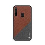 PINWUYO Honors Series Shockproof PC + TPU Protective Case for Huawei P Smart Z/Y9 Prime 2019(Brown)
