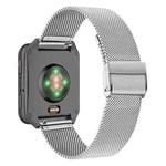 For Garmin Venu X1 Double Buckle Milanese Stainless Steel Watch Band(Silver)