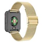 For Garmin Venu X1 Double Buckle Milanese Stainless Steel Watch Band(Gold)