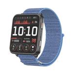 For Garmin Venu X1 Two Section Metal Ring Nylon Hook and Loop Fastener Watch Band(Cape Blue)