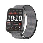 For Garmin Venu X1 Two Section Metal Ring Nylon Hook and Loop Fastener Watch Band(Lava)