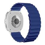 For Samsung Galaxy Watch8 / Watch8 Classic Magnetic Silicone Watch Band(Blue)