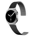 For Samsung Galaxy Watch8 / Watch8 Classic Two Color Loop Magnetic Silicone Watch Band(Black+Gray)