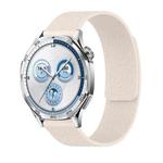 20mm Lychee Texture Soft Magnetic Silicone Watch Band(Starlight)