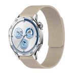 20mm Lychee Texture Soft Magnetic Silicone Watch Band(Stone Color)
