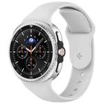 For Samsung Galaxy Watch8 / Watch8 Classic Reverse Buckle Silicone Watch Band(Light Gray)